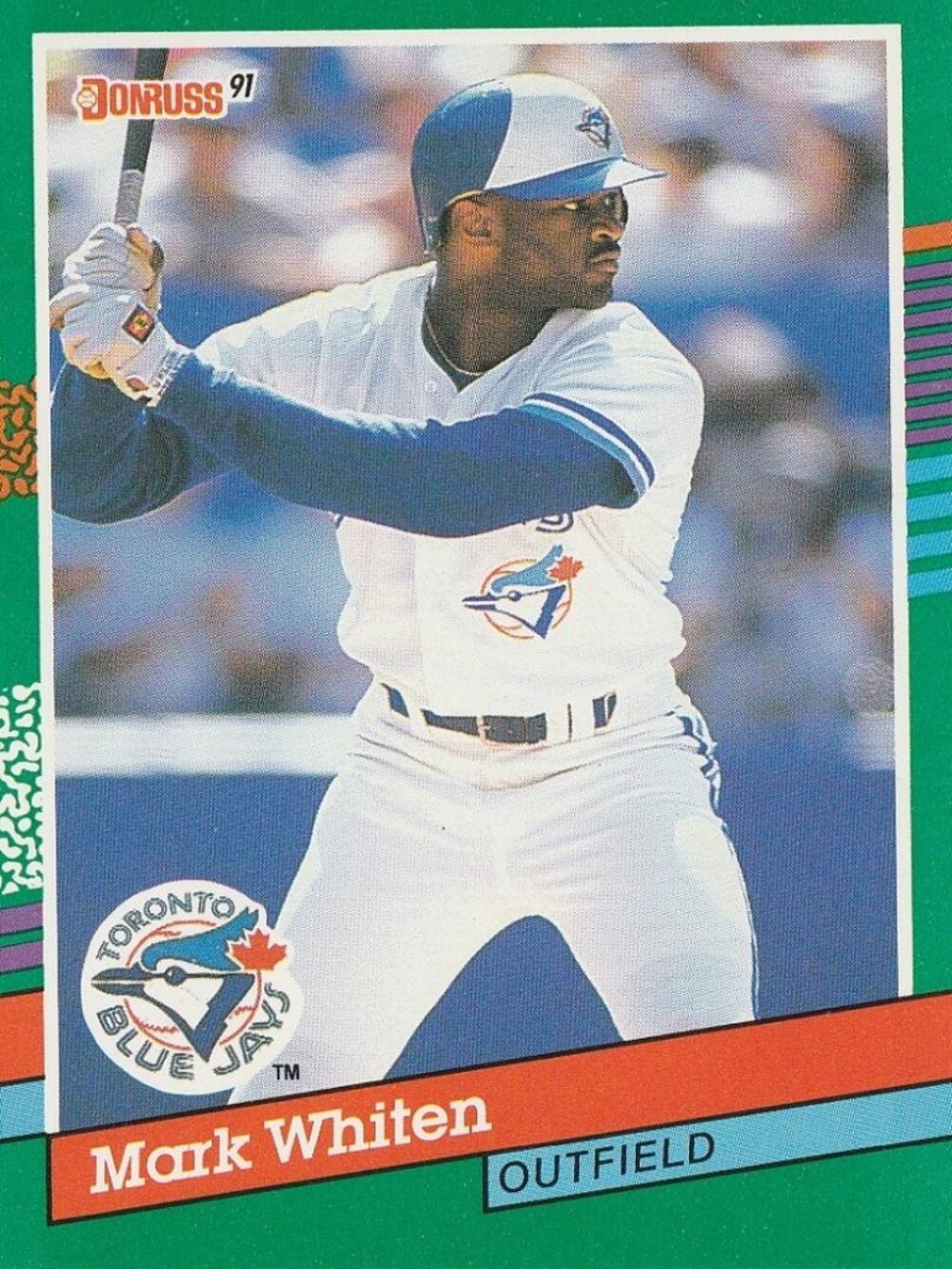Mark Whiten - Donruss 91 MLB Baseball Card